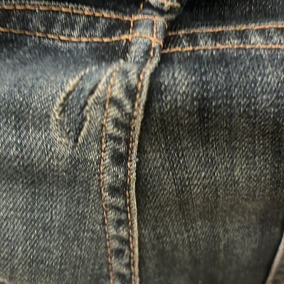 MOTHER THE LOOKER ANKLE SKINNY FRAY ALLEY CAT‎ JEANS SIZE 30 - Picture 6 of 10